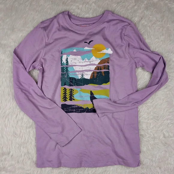 🌞 3/$5 • Cat & Jack • Purple Long Sleeve - Picture 3 of 5